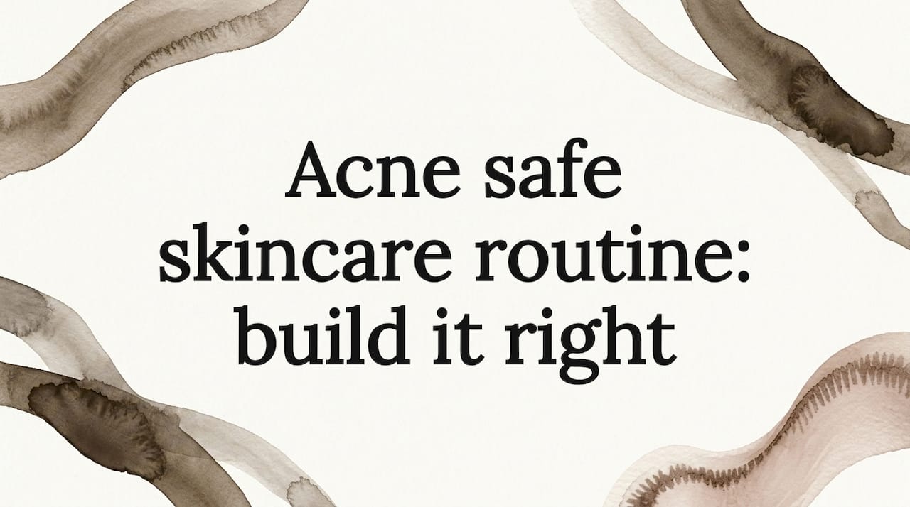 Acne safe skincare routine: build it right - Body Face Scalp®