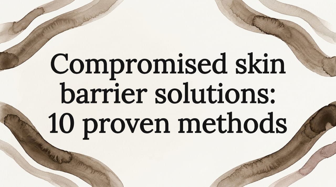 Compromised skin barrier solutions: 10 proven methods - Body Face Scalp®