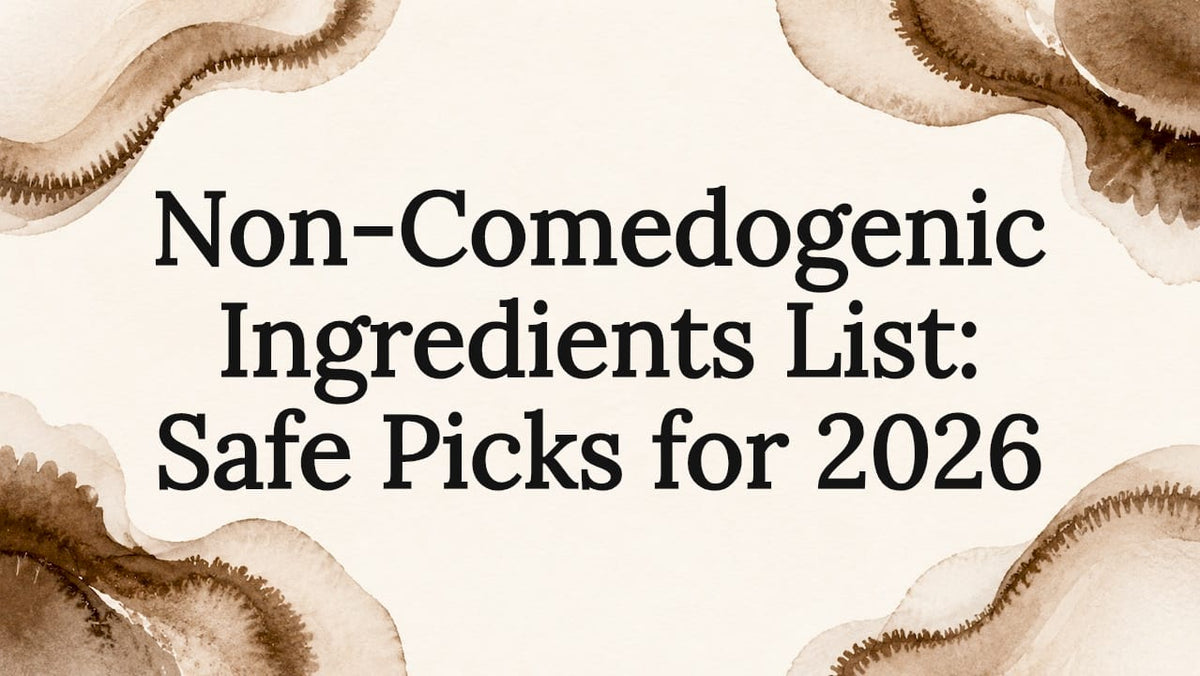 Non-comedogenic ingredients list: safe picks for 2026 - Body Face Scalp®