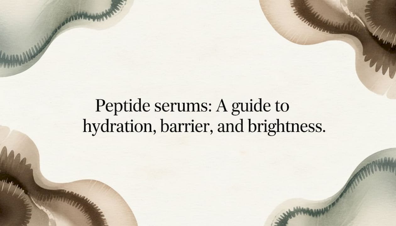 Peptide serums: A guide to hydration, barrier, and brightness - Body Face Scalp®