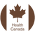 Health Canada logo with a brown maple leaf on a white background
